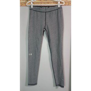 Under Armour Small Favorite Checkpoint Black Grey Fitted Athleisure Gym Leggings